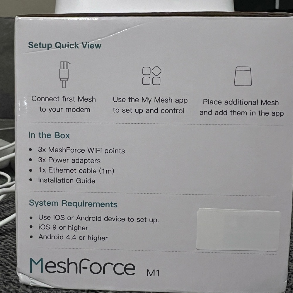 Meshforce WiFi Router/extenders with Ethernet Port - Picture 8 of 10